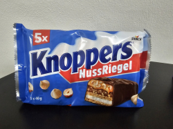 Knoppers oříškové tyčinky 5x40g, 200g