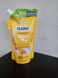 Isana Cremeseife Milch & Honig 500ml