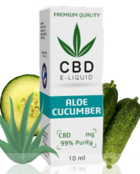 10 ml CBD Vape Liquid - Aloe Cucumber 300mg (3%)