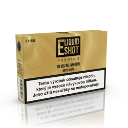 5 pack E-Liquid Shot Booster PREMIUM 50PG/50VG 20 mg/ml