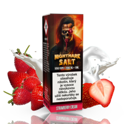 10 ml Nightmare Salt - Strawberry Cream 20 mg/ml