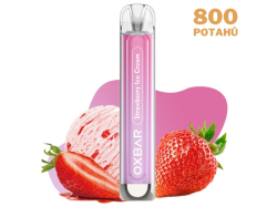 OXBAR C800 STRAWBERRY ICE CREAM elektronická cigareta, 800 potahů, 16mg nikotinu