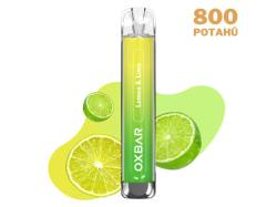 OXBAR C800 LEMON & LIME elektronická cigareta, 800 potahů, 16mg nikotinu