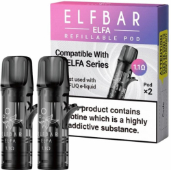 Elf Bar ELFA EMPTY Pods cartridge 1,1ohm 2Pack