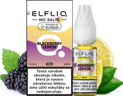 Liquid ELFLIQ Nic SALT Blackberry Lemon 10ml - 10mg