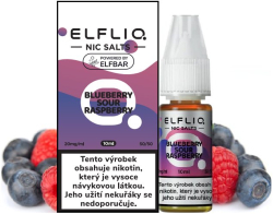 Liquid ELFLIQ Nic SALT Blueberry Sour Raspberry 10ml - 20mg