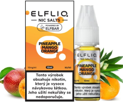 Liquid ELFLIQ Nic SALT Pineapple Mango Orange 10ml - 10mg