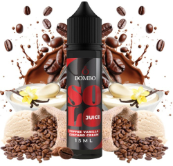 Příchuť Bombo Solo Juice S&V 15ml Coffee Vanilla Custard Cream (Káva s vanilkovým krémem)